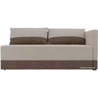 Тахта Лига диванов Никас 105208 (правый, бежевый/коричневый)