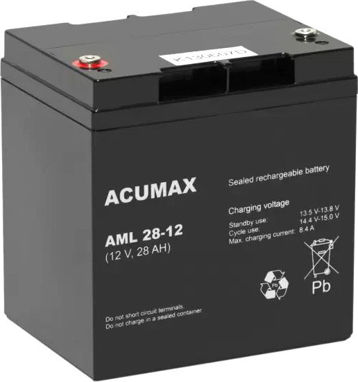 

Аккумулятор для ИБП Acumax AML28-12