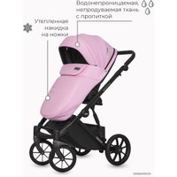 Универсальная коляска Riko Basic Montana Ecco (2 в 1, 14/розовый)