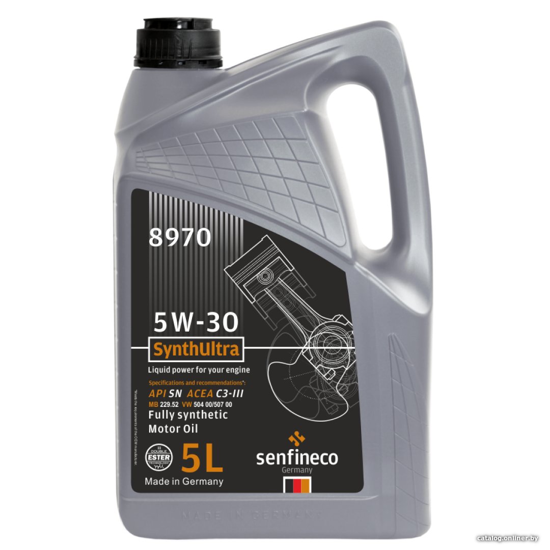 Моторное масло Senfineco SynthUltra 5W-30 API SN ACEA C3-III, 5л