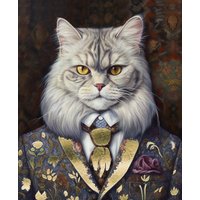 Картина по номерам Феникс+ Кот-аристократ 67985