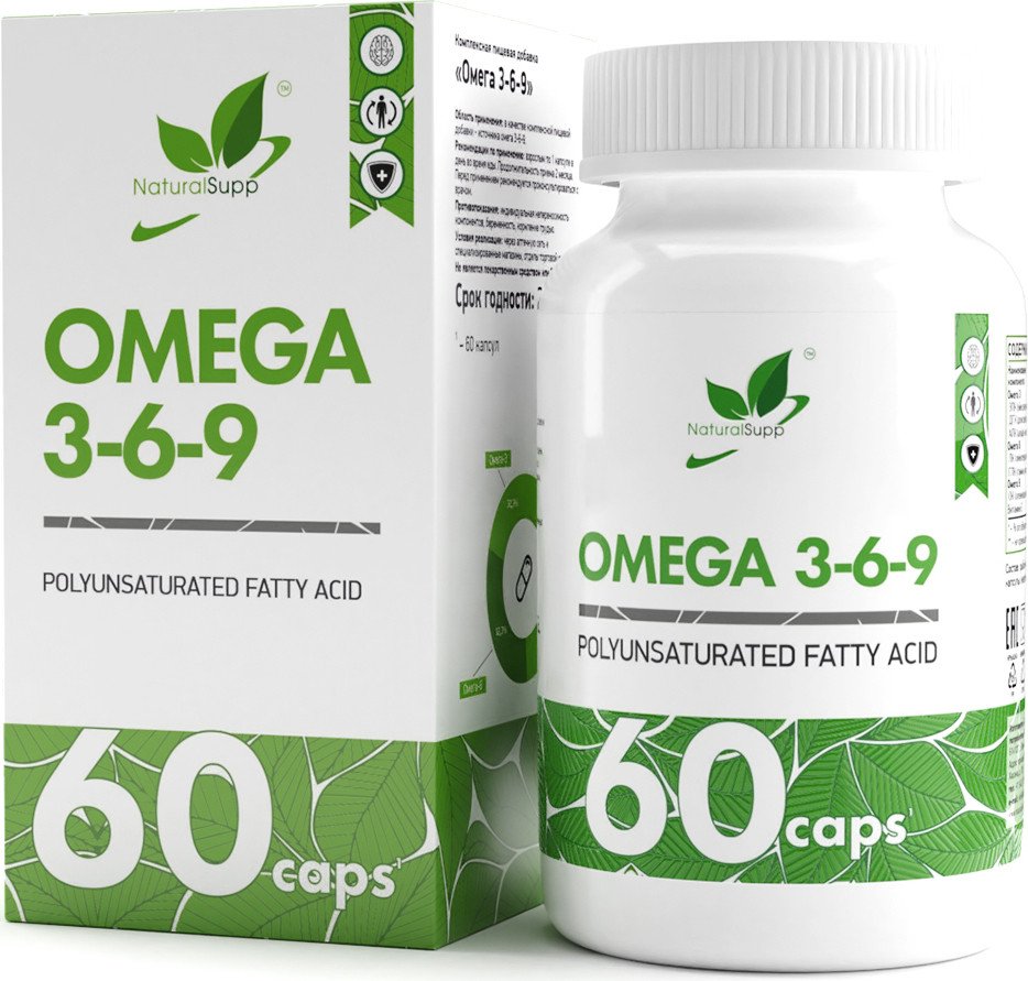 

Комплекс NaturalSupp Омега 3-6-9/Omega 3-6-9 (60 капсул)