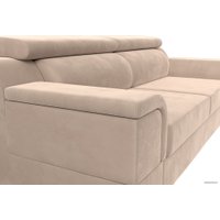Диван Лига диванов Лига-003 117103 (велюр бежевый)