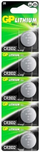 

Батарейка GP Lithium CR2032 5 шт.