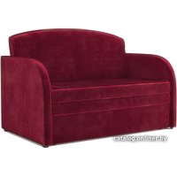 Диван Мебель-АРС Малютка (бархат красный Star Velvet 3 Dark Red)
