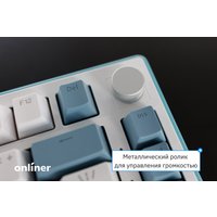 Клавиатура JEGG ZA82 White Navy Blue (OUTEMU Orange) в Лиде