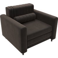 Кресло-кровать Лига диванов Лига-070 132560 (велюр Seven 727 коричневый)