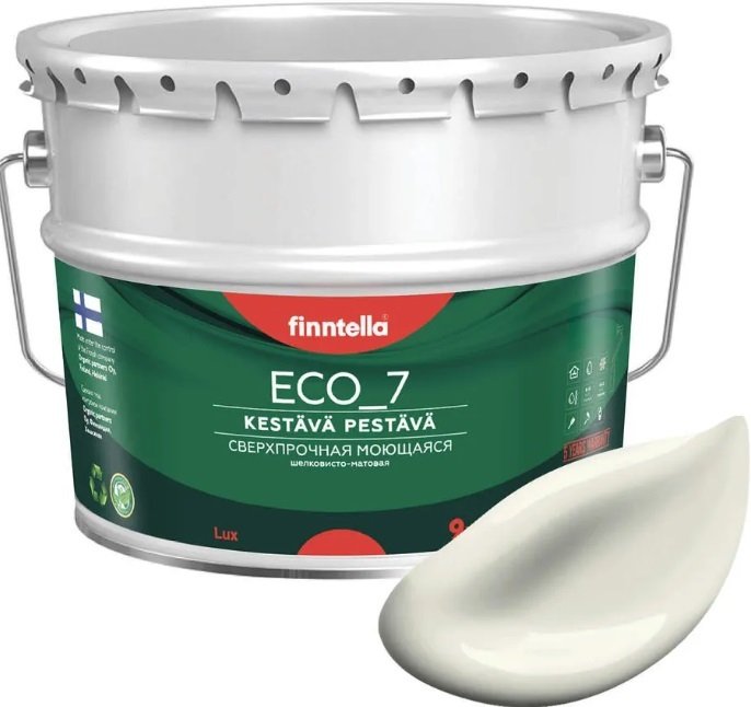 

Краска Finntella Eco 7 Antiikki F-09-2-9-FL124 9 л (белый)