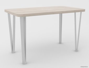 Кухонный стол Hype Mebel Польский 110x70 (белый/древесина белая)