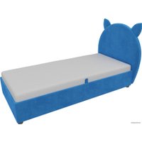 Кровать Mebelico Бриони 820х1880 (велюр, голубой)