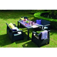 Набор садовой мебели Keter Corfu Fiesta (графит)