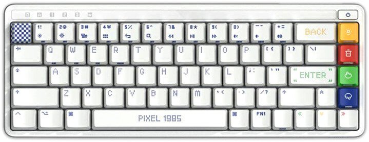 Клавиатура MIIIW Art Z680 PIXEL1985 (белый, нет кириллицы)