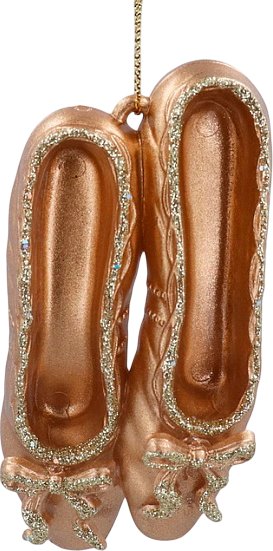 

Елочная игрушка Gisela Graham Night at the Opera Пуанты 10391