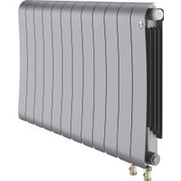 Биметаллический радиатор Royal Thermo Infinity 500 Silver Satin VR80 - 12 секций