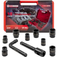 Набор головок слесарных ForceKraft FK-6104-5MPB(58240)