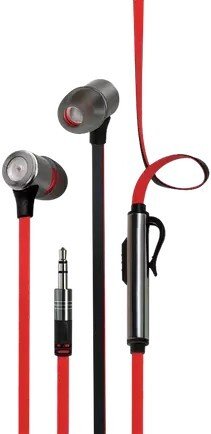 Наушники InterStep BWhite Metal (черный/красный)