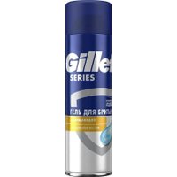 Гель для бритья Gillette Series защищающий с миндальным маслом (200 мл)