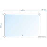 Зеркало Doratiz Ева 120x80 2711.932