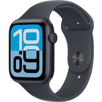Умные часы Apple Watch SE 3 44 мм (алюминиевый корпус, полуночный/полуночный, спортивный силиконовый ремешок M/L)
