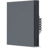 Выключатель Aqara Smart Wall Switch H1 одноклавишный без нейтрали (графит)