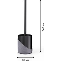 Аксессуары для ванной и туалета FORA Granit Dark (4 предмета)