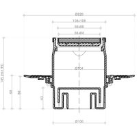 Трап/канал Bettoserb Standard Dry Vertical Ceramic 13000112 (202561)