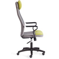 Офисное кресло TetChair Aviator (флок, ткань, олива/серый, 6/7/W-12)