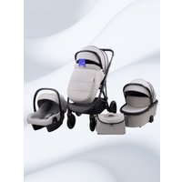 Универсальная коляска Chiccolino Gold (3 в 1, светло-серый)