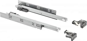 Направляющие скрытого монтажа GTV Modern Slide Pro полного выдвижения с выталкивателем с 3D регулировкой и с синхронизацией 300 мм
