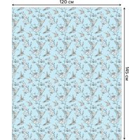 Скатерть JoyArty Цветы колибри tc_103077 (120x145)