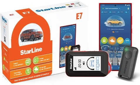 

Автосигнализация StarLine E7 LTE-GPS