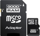 microSDHC (Class 4) 32GB + адаптер [SDU32GHCAGRR10]