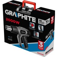 Промышленный фен GRAPHITE 59G526 (кейс)