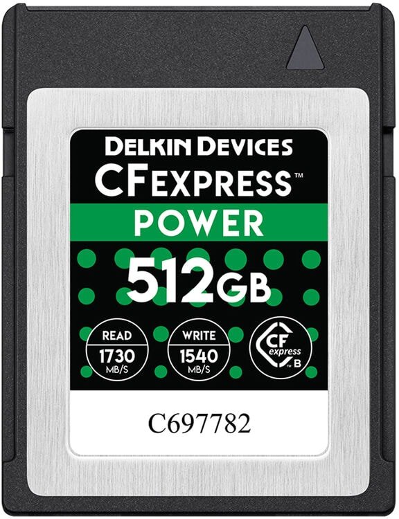

Карта памяти Delkin Devices Power CFexpress DCFX1-512 512GB