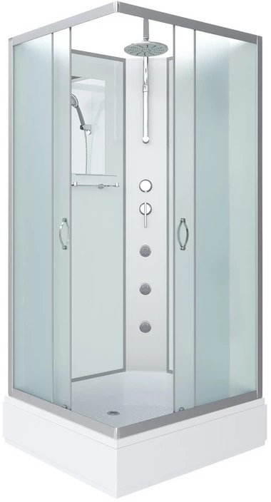 Душевая кабина Niagara NG-33984-14QBKTG 90x80x215 (матовое стекло)
