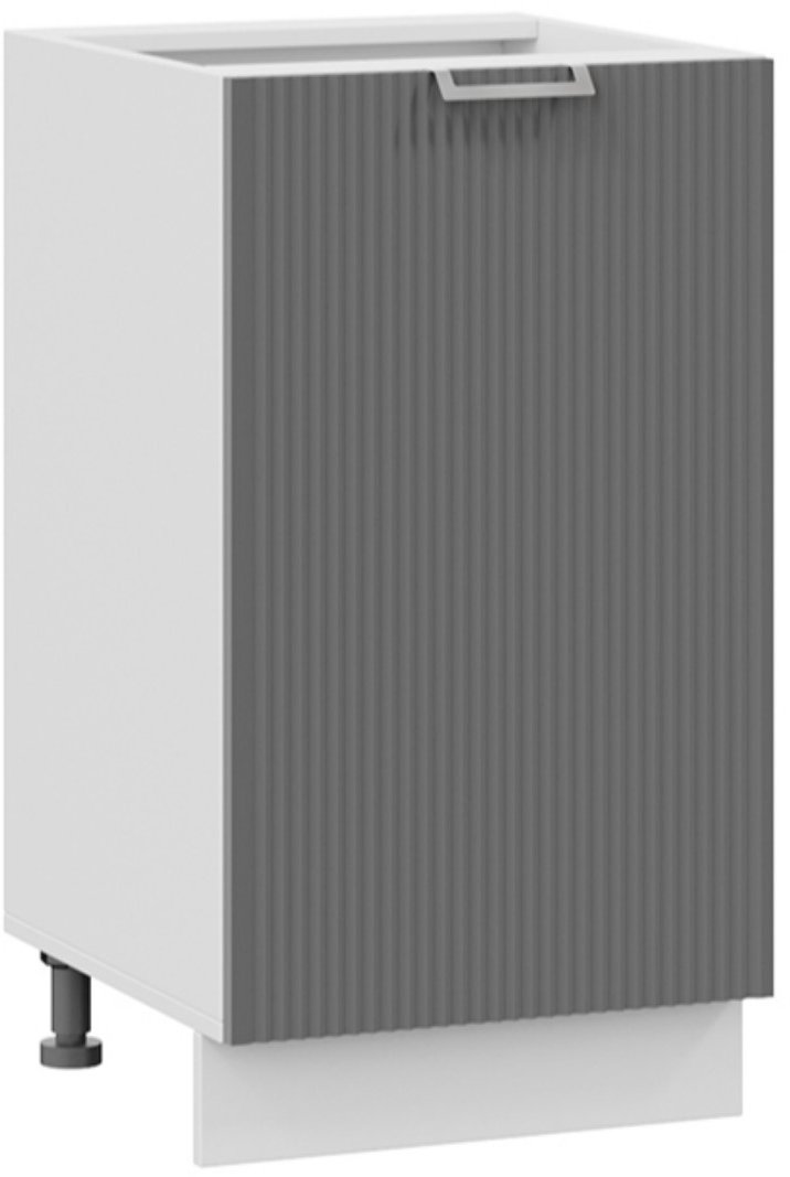 

Шкаф напольный Трия Кимберли 1Н45 (белый/титан)