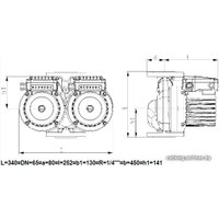 Циркуляционный насос IMP Pumps GHNDbasic II 65-190F