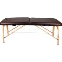 Массажный стол Atlas Sport складной 2-с деревянный 70 см (коричневый)