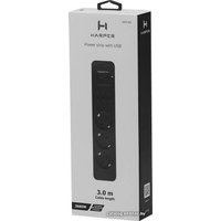 Сетевой фильтр Harper UCH-325 (черный)