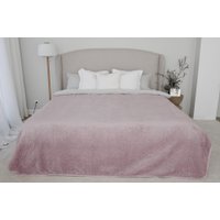 Покрывало Casa Conforte Tressa 220x240 6154586 (пыльно-розовый)