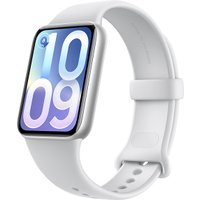 Фитнес-браслет Xiaomi Smart Band 10 Pro M2551B1 (серебристый, со светло-серым силиконовым ремешком, китайская версия)