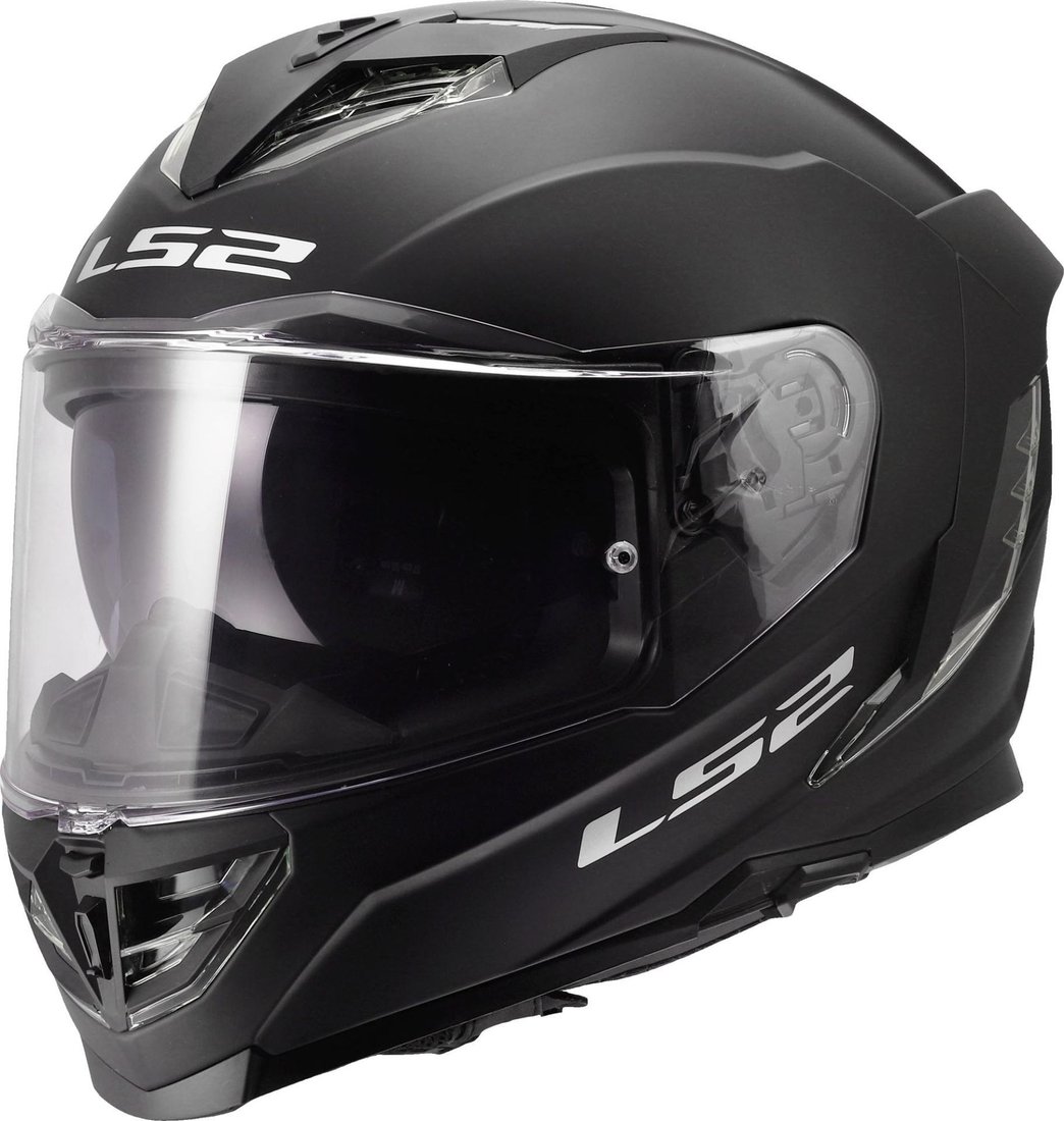 Мотошлем LS2 FF818 Storm III Solid (L, черный матовый)