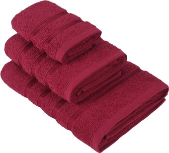 Набор полотенец Diana ПМD-Гран-30-50-70 (гранат)
