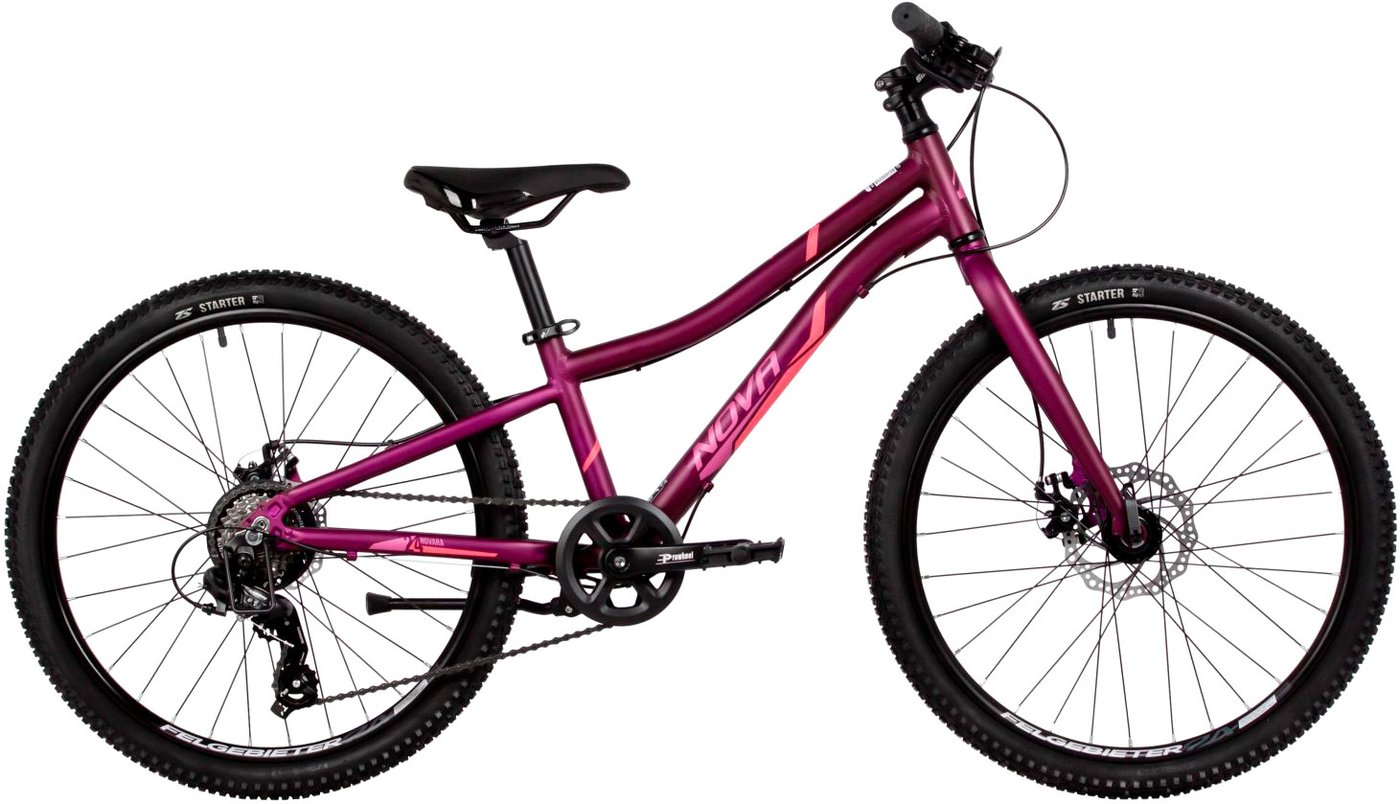 Велосипед Novatrack Novara 6.D 2025 24AHD.NOVARA.10VL5 (фиолетовый)