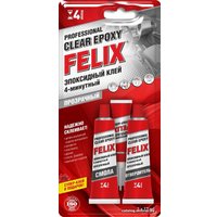  Felix Клей эпоксидный для металла прозрачный 2x17мл 411040064