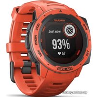 Умные часы Garmin Instinct Solar (красное пламя)