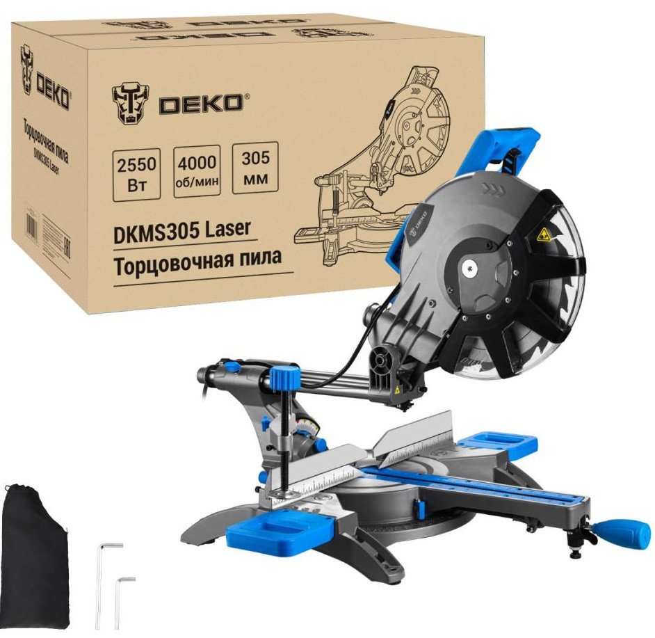 

Торцовочная пила Deko DKMS305 Laser 084-1060
