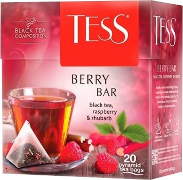

Черный чай Tess Berry Bar 20 шт