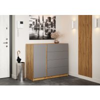 Комод МК Стиль Бостон КМ-001 ЛДСП (дуб крафт золотой/серый шифер)