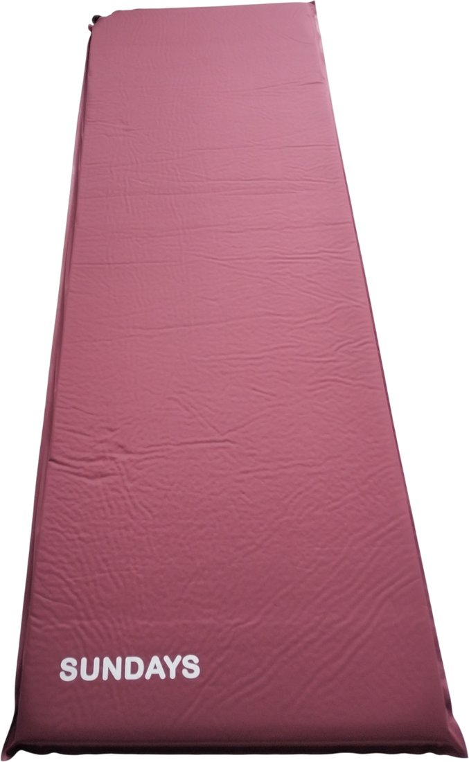 

Самонадувающийся коврик Sundays ZC-SIM001-1 (5 см, бордовый)